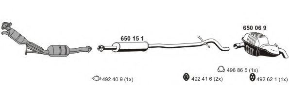 ERNST 210115 Exhaust System